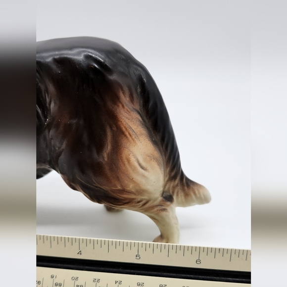 Vtg Collie Lassie Bone China Dog Statue Figurine - Enesco Japan 5.5" Tall - Picture 7 of 9